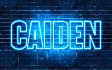 Download Wallpapers Caiden 4k Wallpapers With Names Horizontal Text