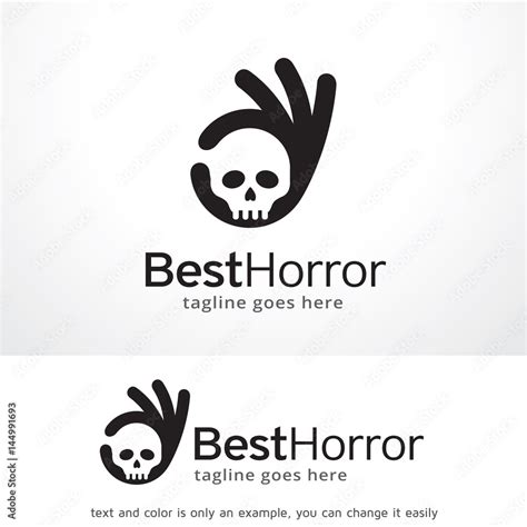 Best Horror Logo Template Design Vector Emblem Design Concept
