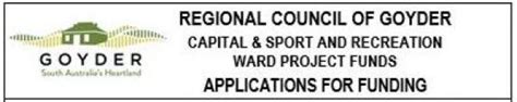 Ward Funding 2022 Goyder Regional Council