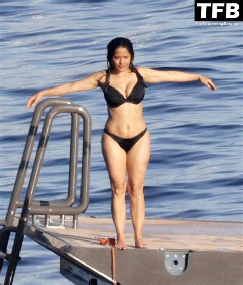 Salma Hayek Puts On A Steamy Display With Her Husband While Relaxing On