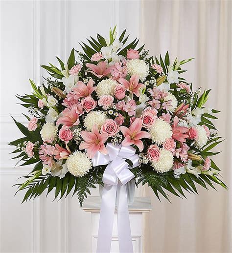 They tend to be pale and. Pink Funeral Flowers | White & Pink Sympathy Flowers ...