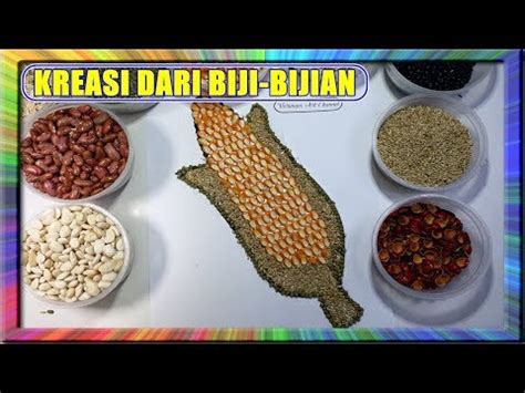 Cara Membuat Kolase Ikan Dari Biji Bijian - Silvy Gambar
