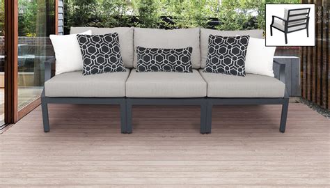 Lexington 3 Piece Outdoor Aluminum Patio Furniture Set 03c