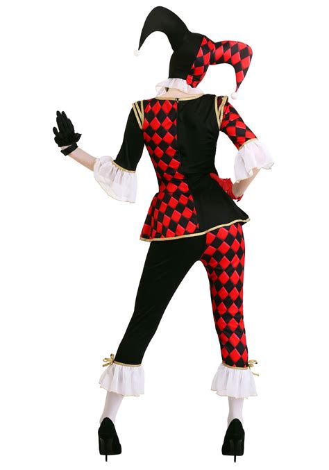 Womens Plus Size Regal Harlequin Costume Adult Clown Costumes