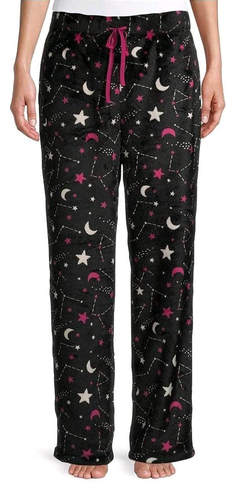 Buy Secret Treasures Star Print Black Superminky Fleece Sleep Pajama Pants 2xl At