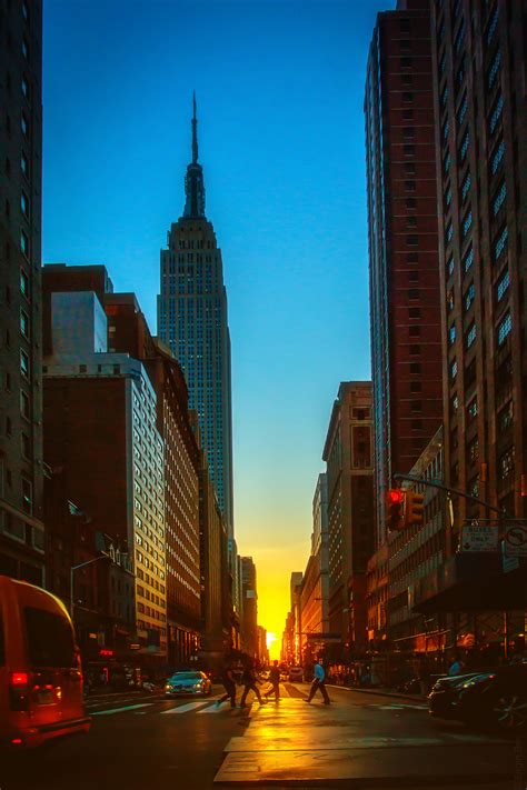 Manhattan Sunsets By Berigraf