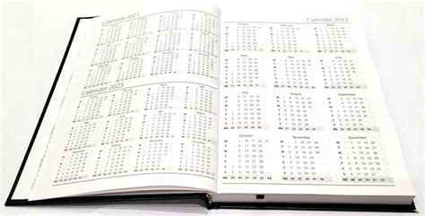 2023 A4 A5 Diary Day A Page Or Week To View Desk Diary Hard Backed