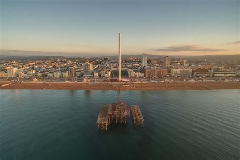 Brighton And Hove News New Pictures Show How I360 Towers Over