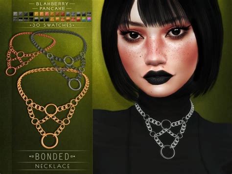 Neckace The Sims 4 Download Ts4 Cc Sims 4 Mods Sims Cc Accesories
