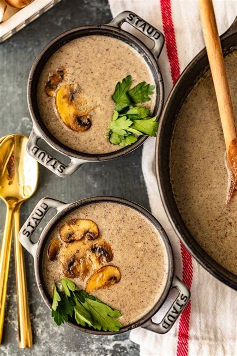 It's simple to make, healthy, and comforting. Homemade Cream of Mushroom Soup Recipe - The Cookie Rookie®