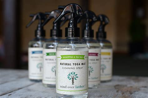 Diy yoga mat cleaning spray. Mind Over Lather | Eucalyptus & Tea Tree Yoga Mat Cleaning Spray