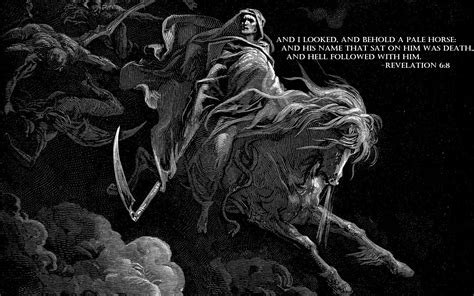 Quotes Bible Gustave Dore Block Print Four Horsemen Quotes Wallpapers