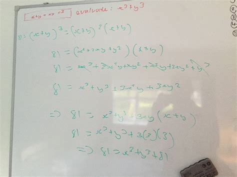 [solved] algebra manipulation given x y xy 3 9to5science