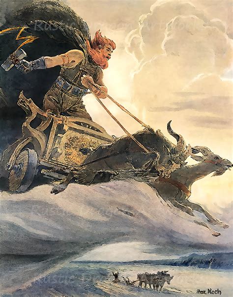 Norse Mythology Artwork Thor