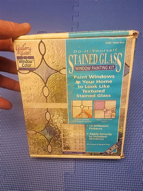 Do It Yourself Stained Glass Window Painting Kit 15402 Uk Toys And Games