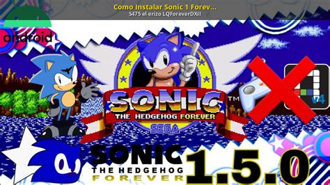 Como Instalar Sonic 1 Forever Android Sin Rsdk Gam Sonic The Hedgehog