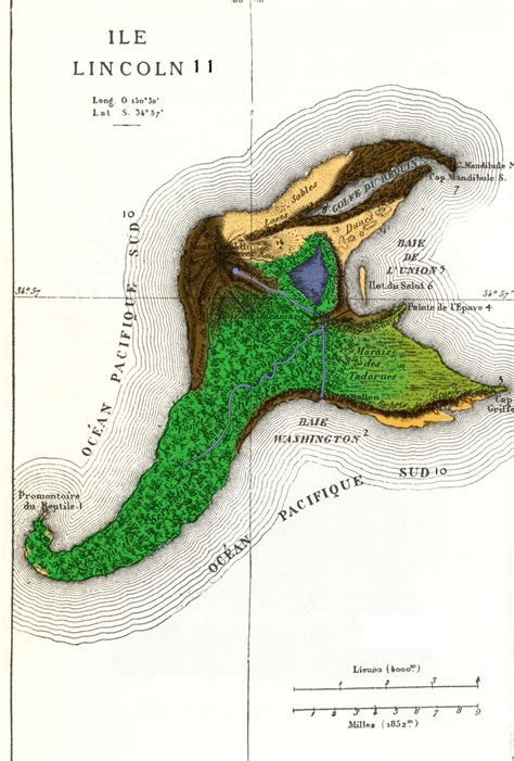 The Mysterious Island Map By Everlastingsong On Deviantart