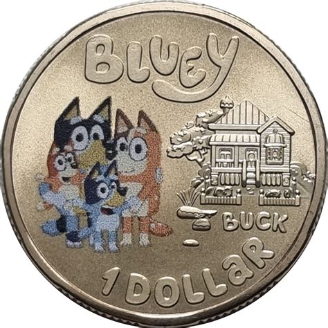 1 Dollar - Charles III (1st Portrait - Dollarbucks; The Heelers