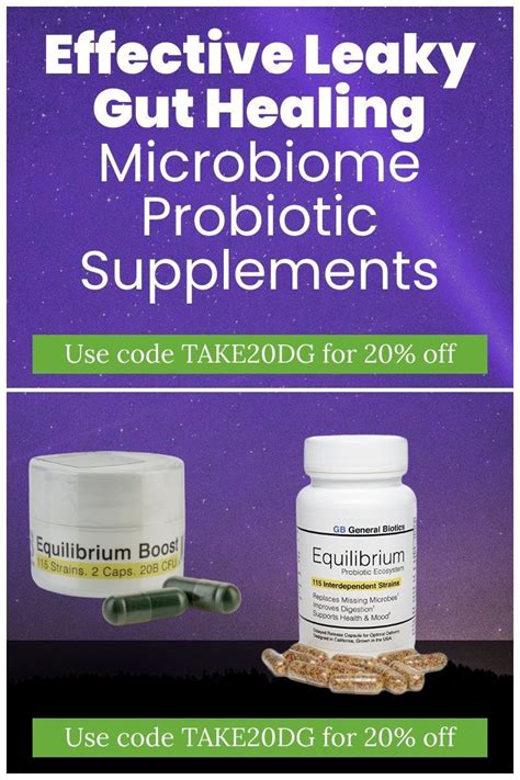 Effective Leaky Gut Healing Microbiome Probiotic Supplements