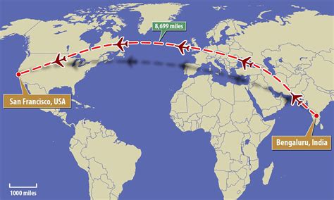 Flight Path Australia To Usa Flight Route Map
