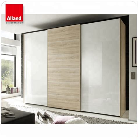 Cubik geometric design wardrobe with sliding doors. Indian Project Bedroom Sliding Door Laminate Wardrobe ...