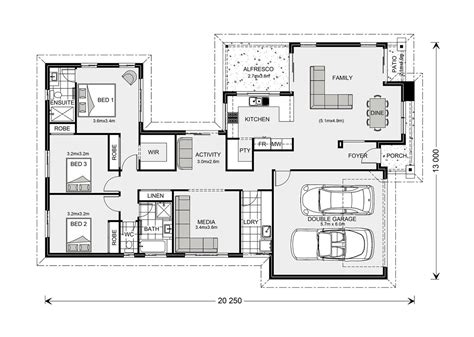 Single Story House Design Floor Plan
