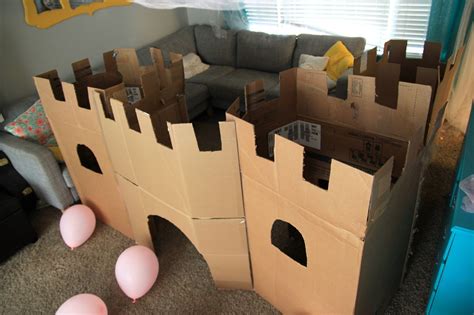 To be sure that the glue has dried, leave the the weight on your puzzle for at least 2 hours. watch out for the woestmans: DIY Cardboard Box Castle