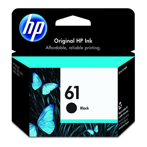 Hp 61 black ink cartridge. HP HP CH561WN 61 Ink Cartridge - Black (CH561WN)