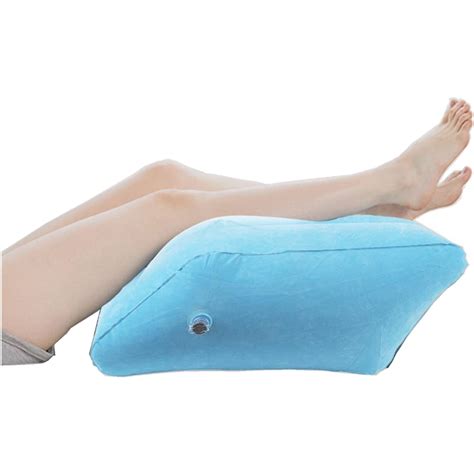queen y leg elevation pillow pvc inflatable leg rest foldable inflatable leg pillow wedge