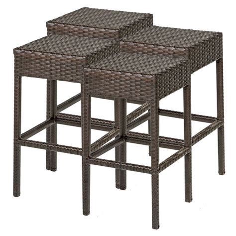 Tk Classics Napa Backless Bar Stool Set Of 4