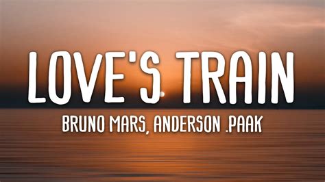 Bruno Mars Anderson Paak Silk Sonic Loves Train Lyrics Youtube