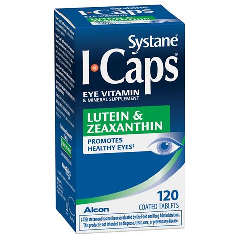 Systane Icaps Eye Vitamin Lutein And Zeaxanthin Formula Tablets Shop