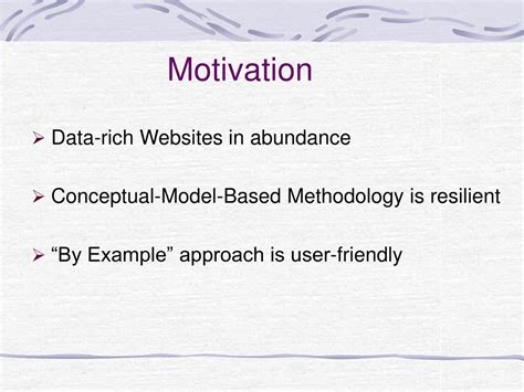 Ppt Conceptual Model Based Web Data Extraction By Example Powerpoint