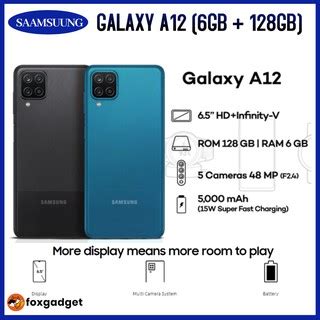 I have two imported tvs. Samsung Galaxy A12 (6GB RAM +128GB ROM) - 100% Original ...