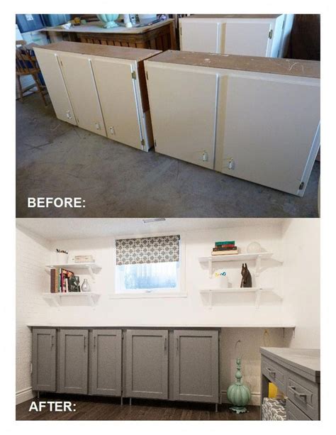 Recycling your kitchen cabinets starts with removal, which requires some care, and preferably not a option 2: Shaker Style Door Casing | Salvaged kitchen cabinets with flat panel doors # ...