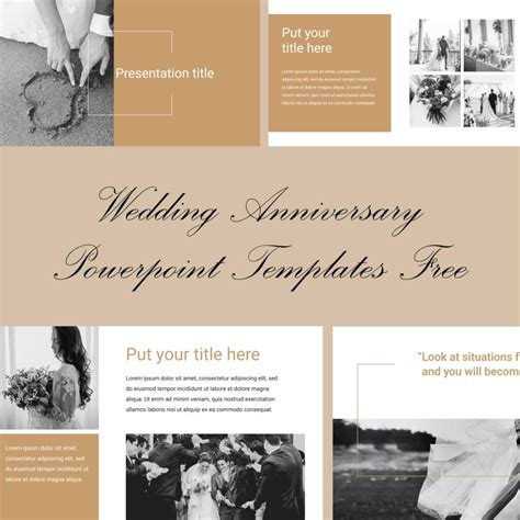 Wedding Anniversary Powerpoint Templates Free Masterbundles