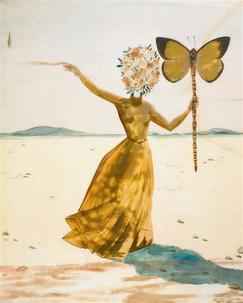 Dali Butterfly Woman Canvas Or Print Wall Art