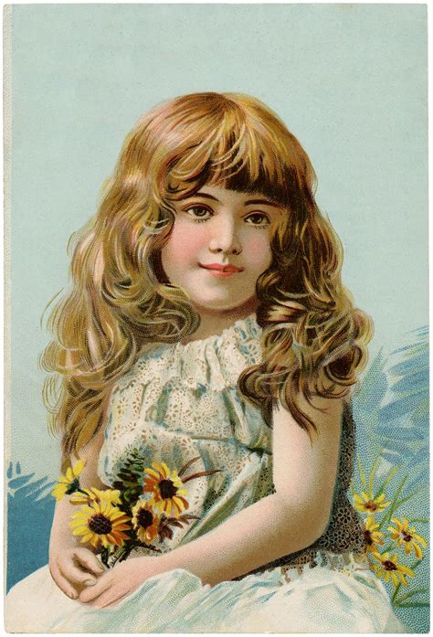Vintage Pretty Girl Image The Graphics Fairy Vintage Girls Vintage
