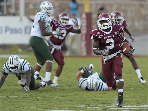 New Mexico State Athletics Aggies Win First Wac Game Of The Season 31 24