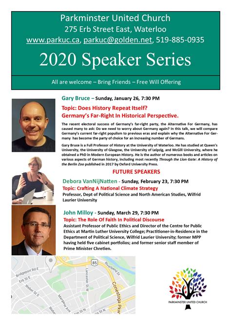 Cancelled Speaker Series Due To Covid 19 Will Be Rescheduled