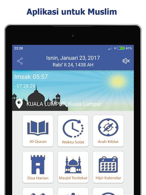 About 61.3% of the population identify as muslims. Waktu Solat dan Azan - Android Apps on Google Play
