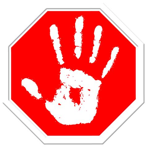 Stop Sign Stop Hand Sign Svg Free Transparent Png Download Pngkey Images