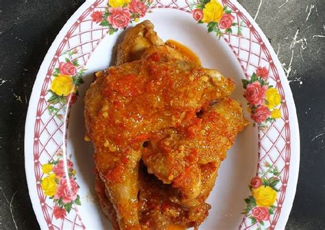 #ramadandirumah cocok buat jadi menu takjil buka puasa. Resep Ayam Kampung Bumbu Rujak Pedas (Tanpa Santan) oleh DiyanaHung - Cookpad