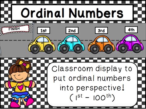 Pin By Miss Elle Jay On Classroom Displays Ordinal Numbers Classroom