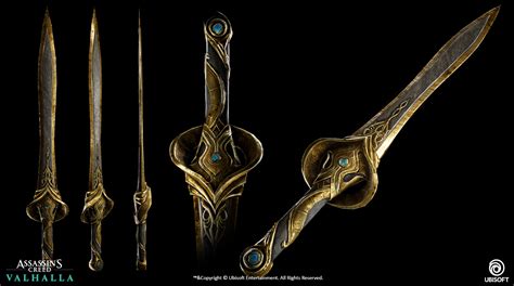 Jamiecaster Assasins Creed Valhalla Weapon Gilded Edge Sword