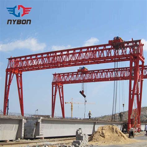 Truss Type Double Girder Bridge Crane For Precast Beam Yard China