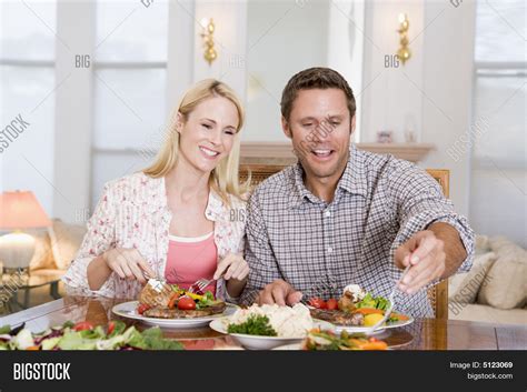 Couple Eating Meal Image And Photo Free Trial Bigstock