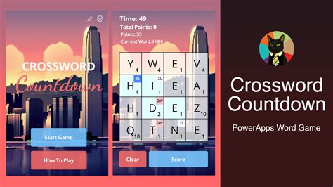 Crossword Countdown Word Game Feat 170000 Word Power Platform