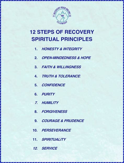 Twelve Steps Recovery Road Online Recovery Road Online