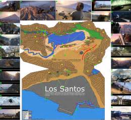 Gta 5 Terrain Map Created Using In Game Screenshots Gameranx